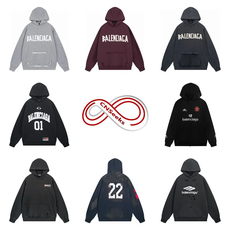 Balenciaga Logo Hoodie Collection