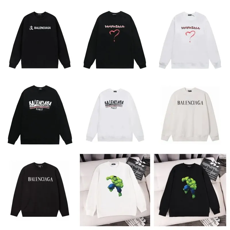 Balenciaga Heart Logo Sweatshirt Collection
