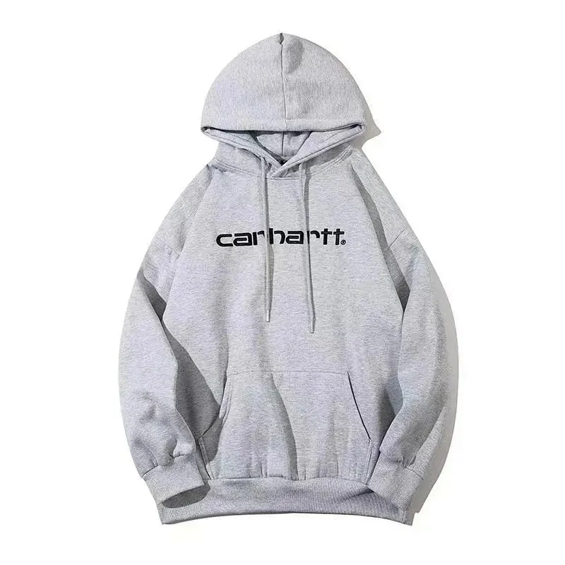 Carhartt Script Logo Grey Hoodie
