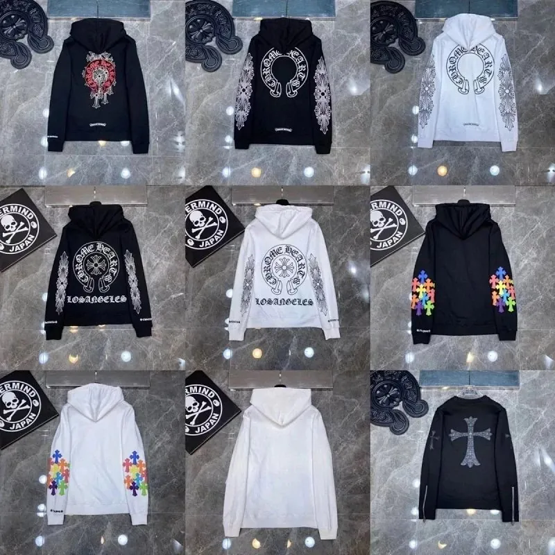Chrome Hearts Cross Print Hoodie Collection