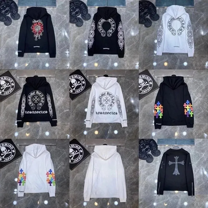 Chrome Hearts Cross Print Hoodie Collection