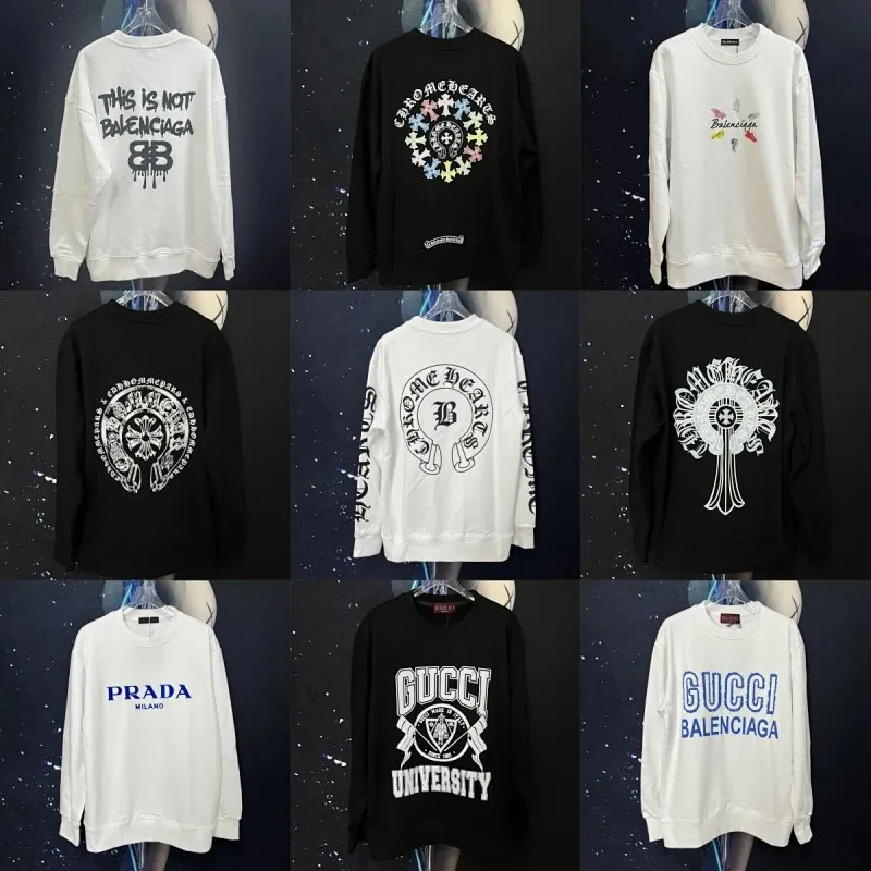Chrome Hearts Cross Print Sweatshirt Collection