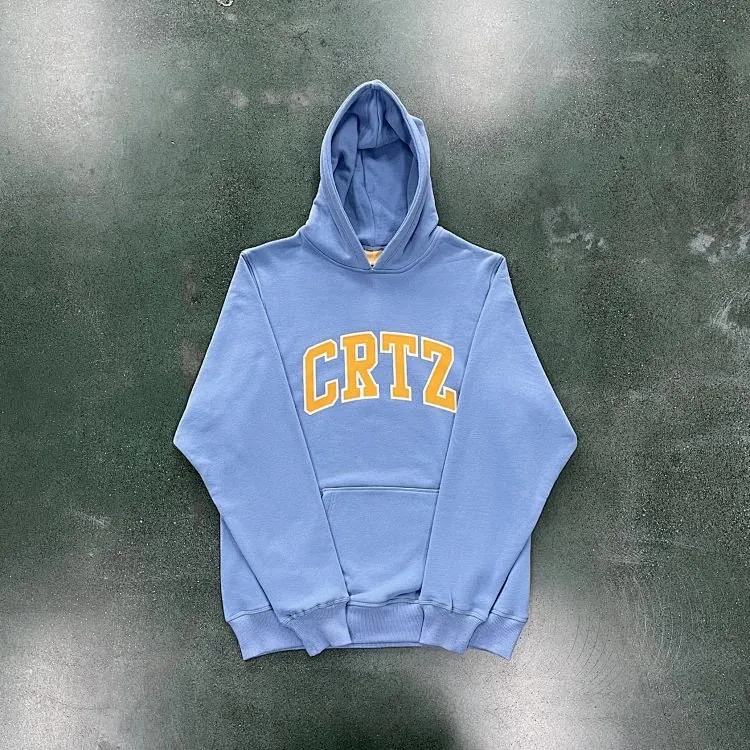 Corteiz CRTZ Varsity Blue Hoodie