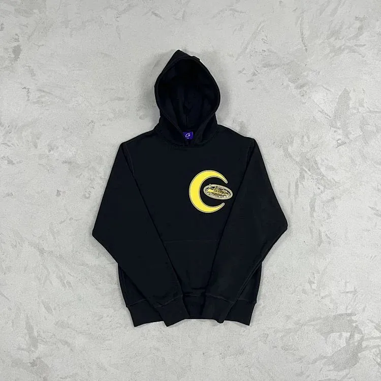 Corteiz C Star Logo Navy Hoodie