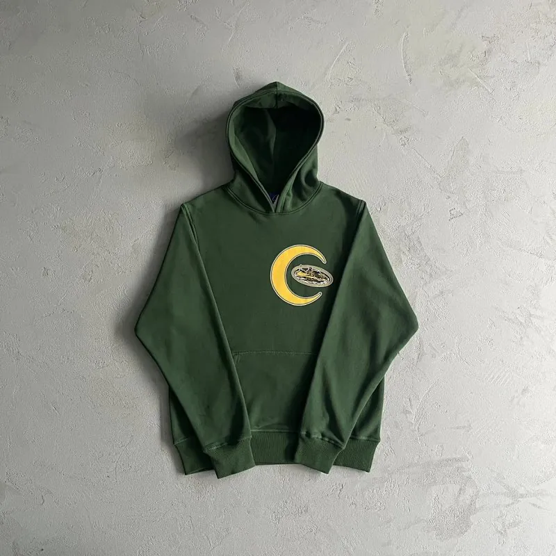 Corteiz C Star Logo Green Hoodie