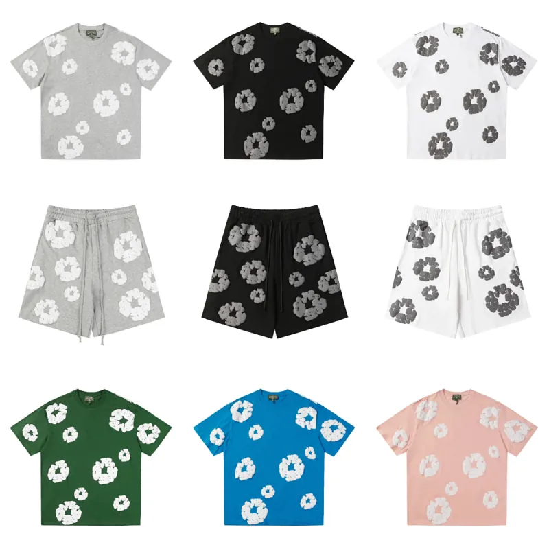 Denim Tears Cotton Wreath T-Shirt Shorts Collection