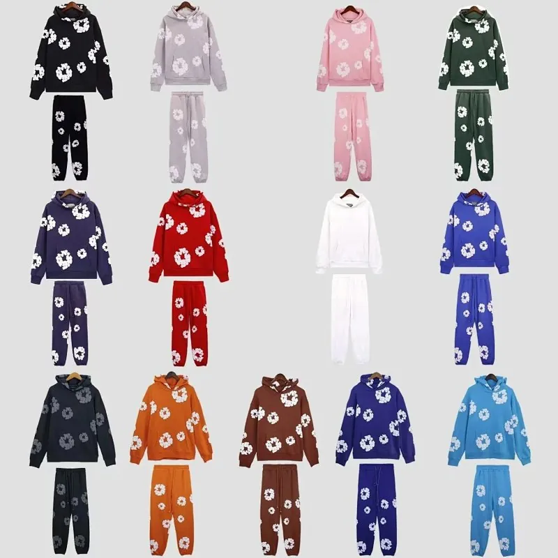 Denim Tears Cotton Wreath Hoodie Tracksuit Collection