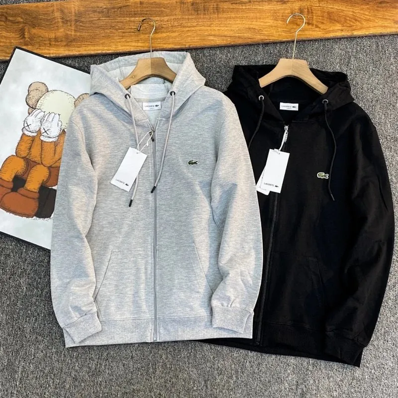 Lacoste Crocodile Logo Zip Hoodie