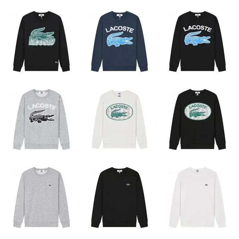 Lacoste Croc Logo Sweatshirt Collection