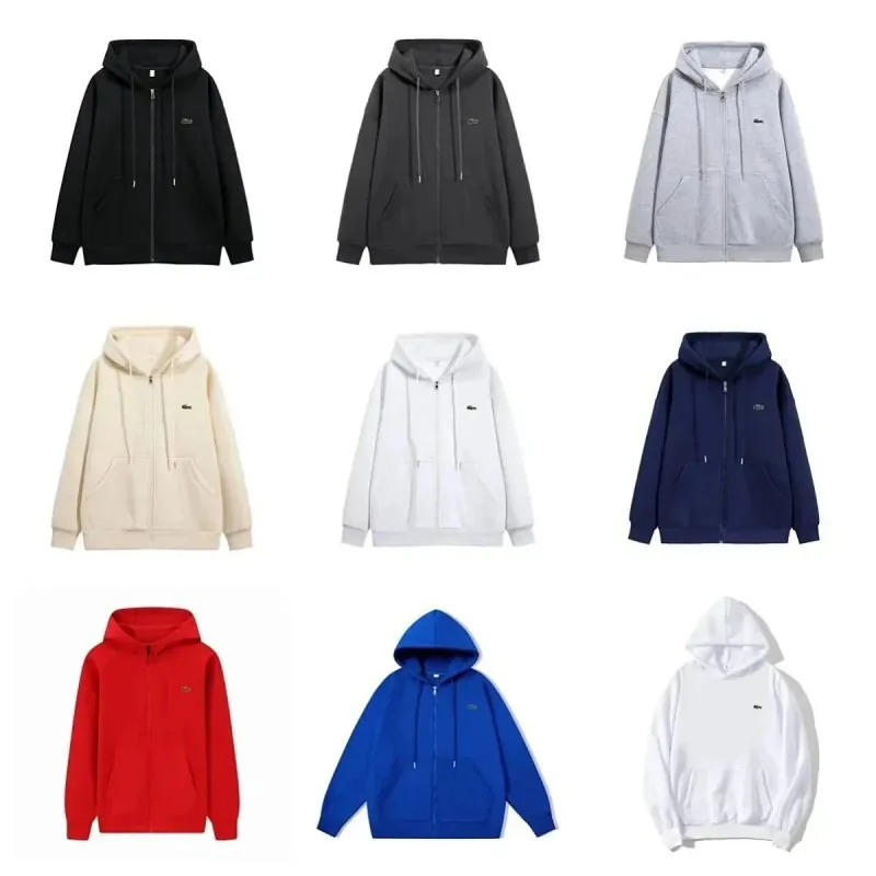 Lacoste Croc Logo Zip Hoodie Collection