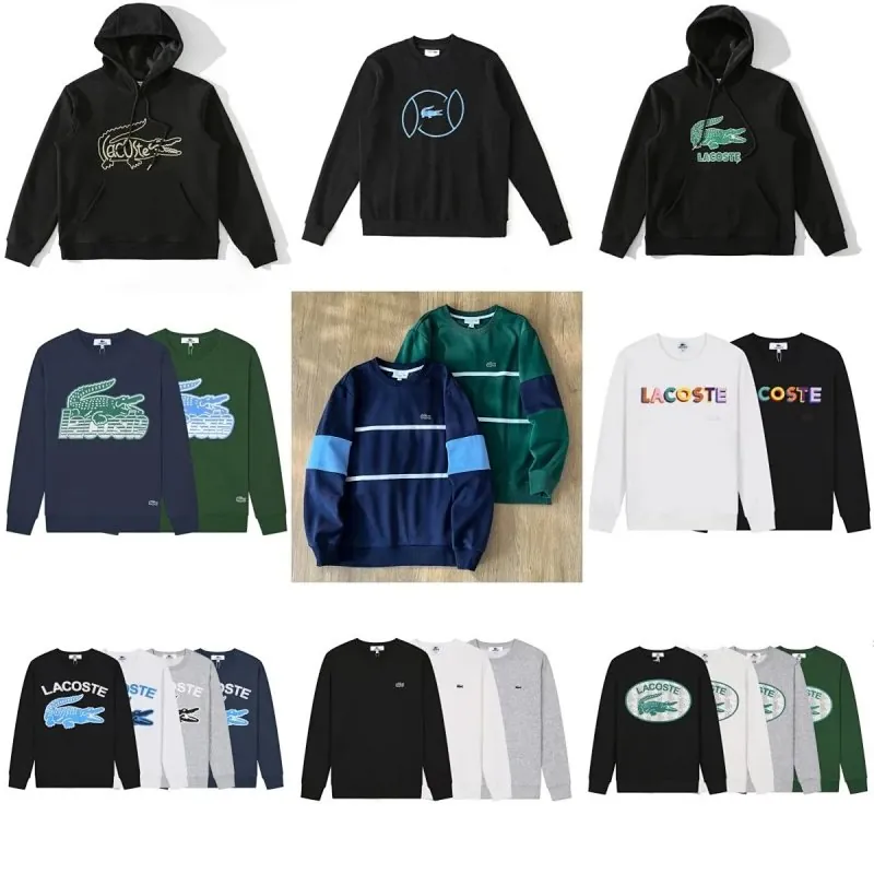 Lacoste Croc Print Sweatshirt Collection