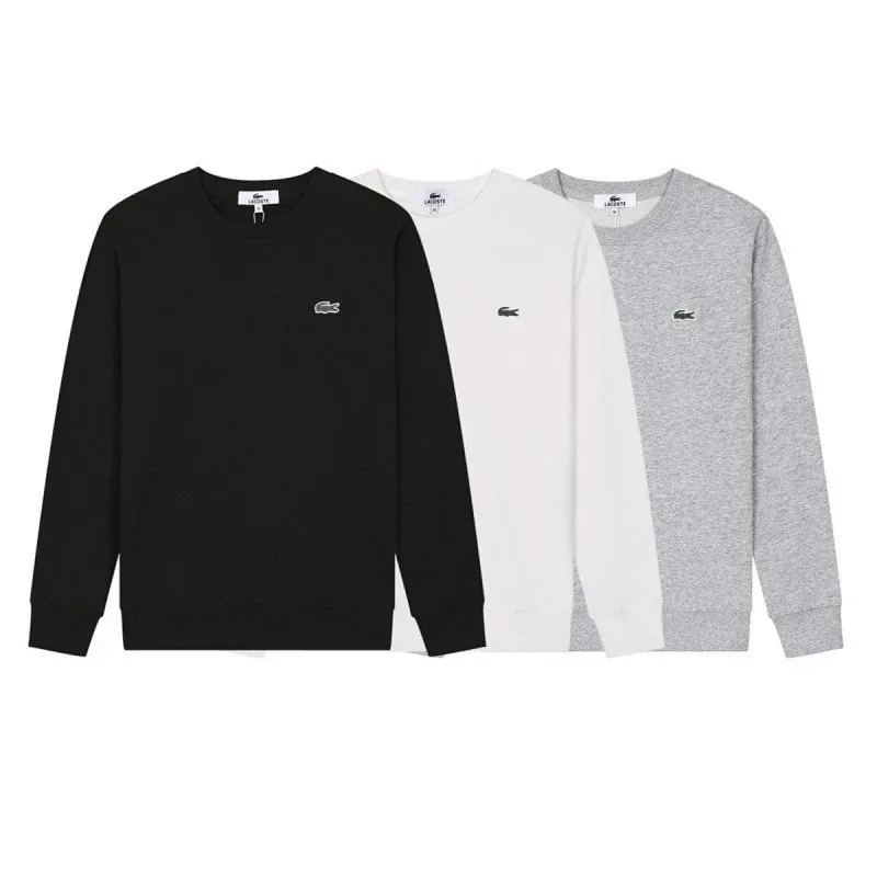 Lacoste Croc Patch Crewneck Sweatshirt