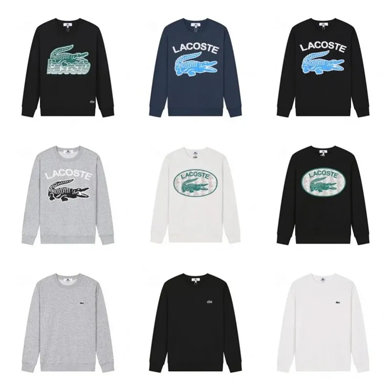 Lacoste Croc Print Sweatshirt Collection