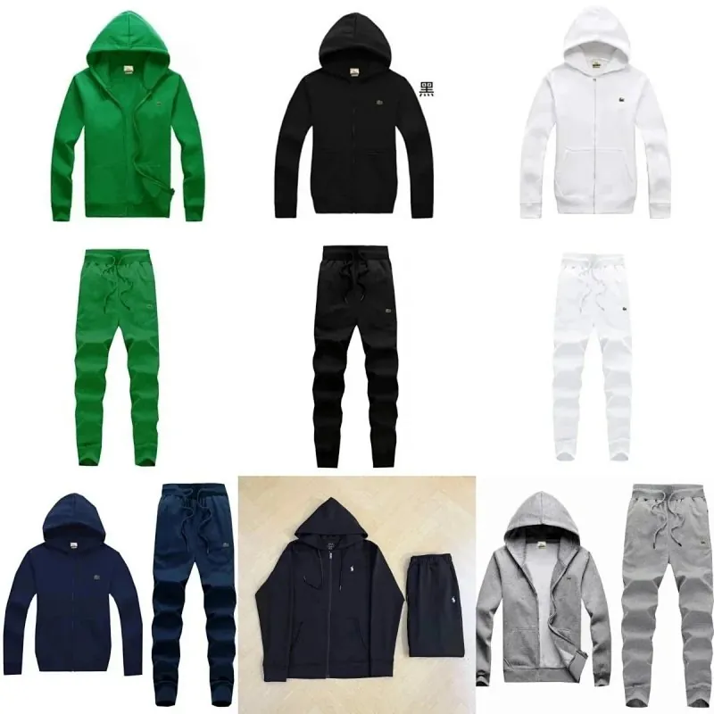 Lacoste Croc Logo Zip Hoodie Tracksuit Collection