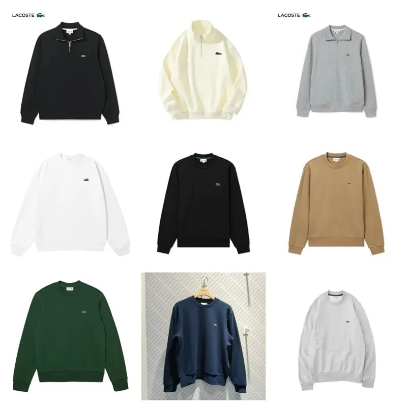 Lacoste Croc Logo Sweatshirt Collection
