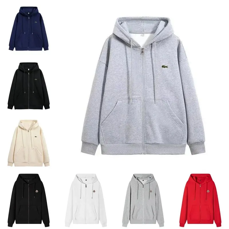 Lacoste Croc Logo Zip Hoodie Collection