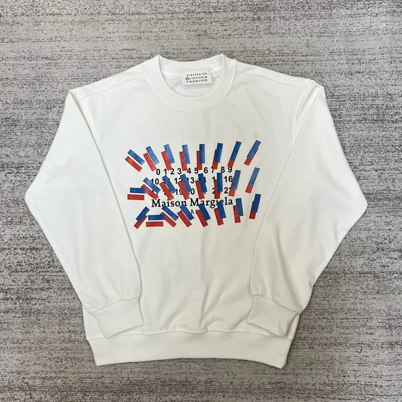 Maison Margiela Numeric Logo Crewneck Sweatshirt