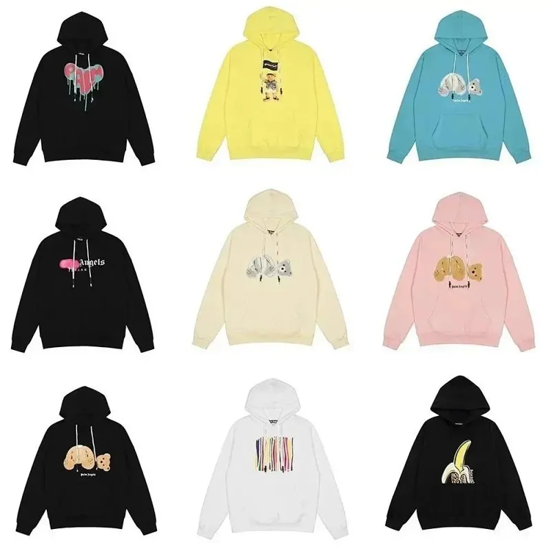 Palm Angels Bear Print Hoodie Collection