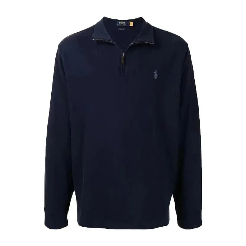 Polo Ralph Lauren Pony Navy Half Zip Sweatshirt