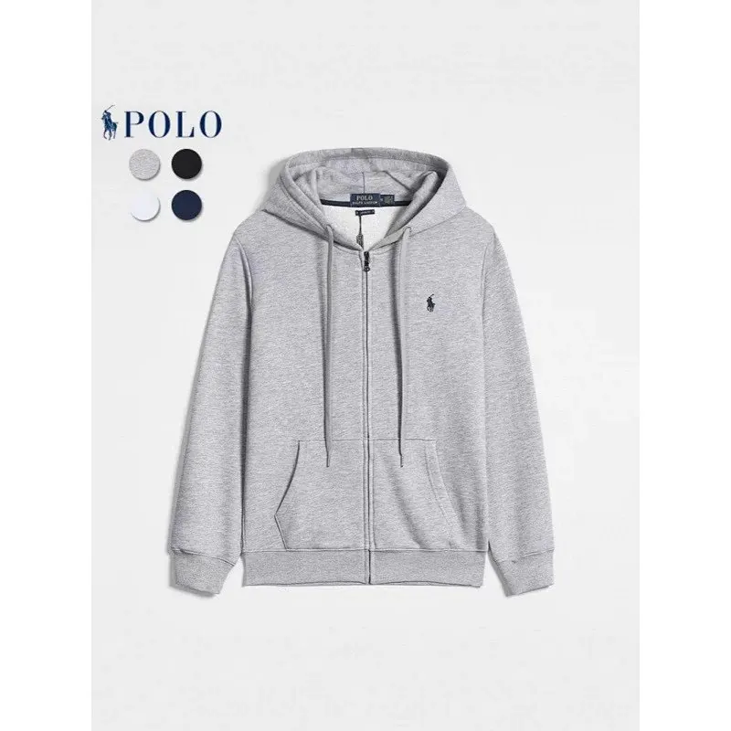 Polo Ralph Lauren Pony Grey Zip Hoodie
