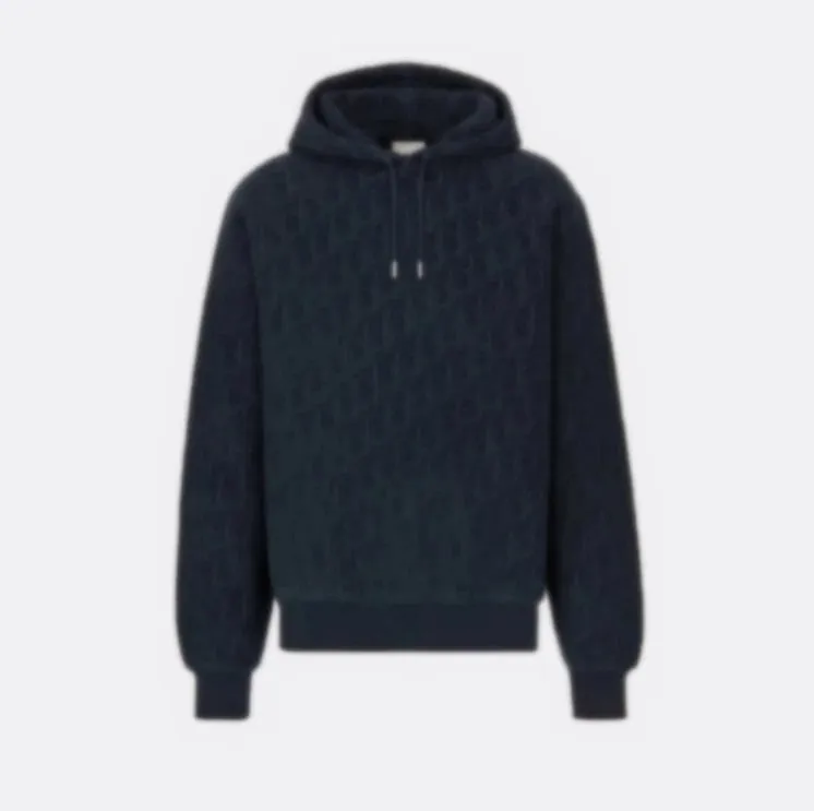 Dior Oblique Jacquard Navy Hoodie