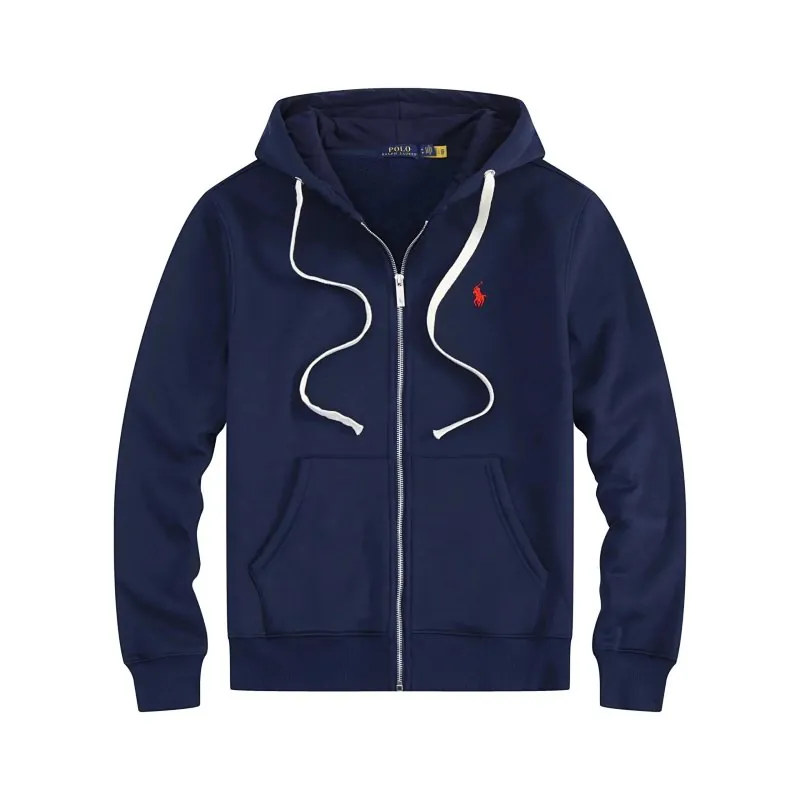 Ralph Lauren Polo Pony Zip Hoodie Navy