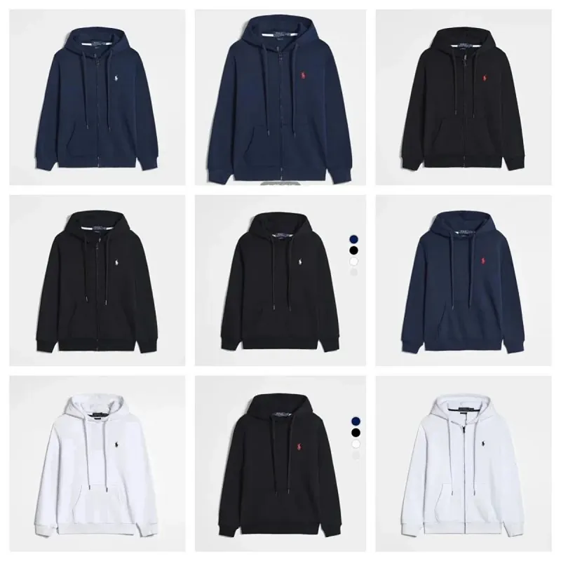 Polo Ralph Lauren Zip Up Hoodie Nine Colour Set