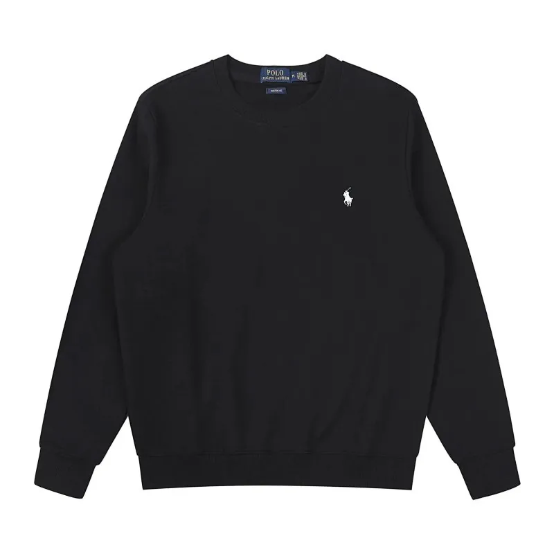 Polo Ralph Lauren Black Crewneck Sweatshirt