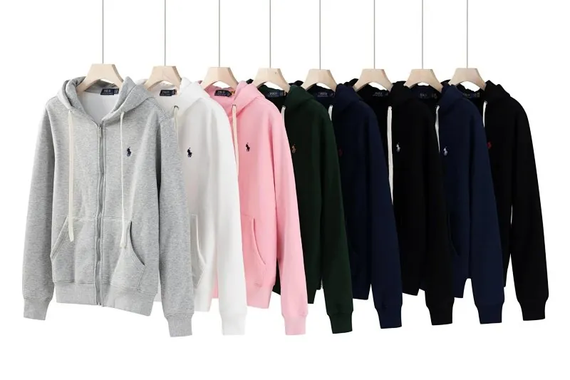 Polo Ralph Lauren Zip Hoodie Hanger Colour Collection