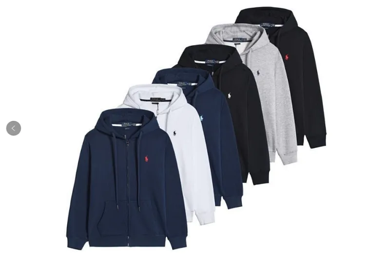 Polo Ralph Lauren Zip Up Hoodie Six Colour Set