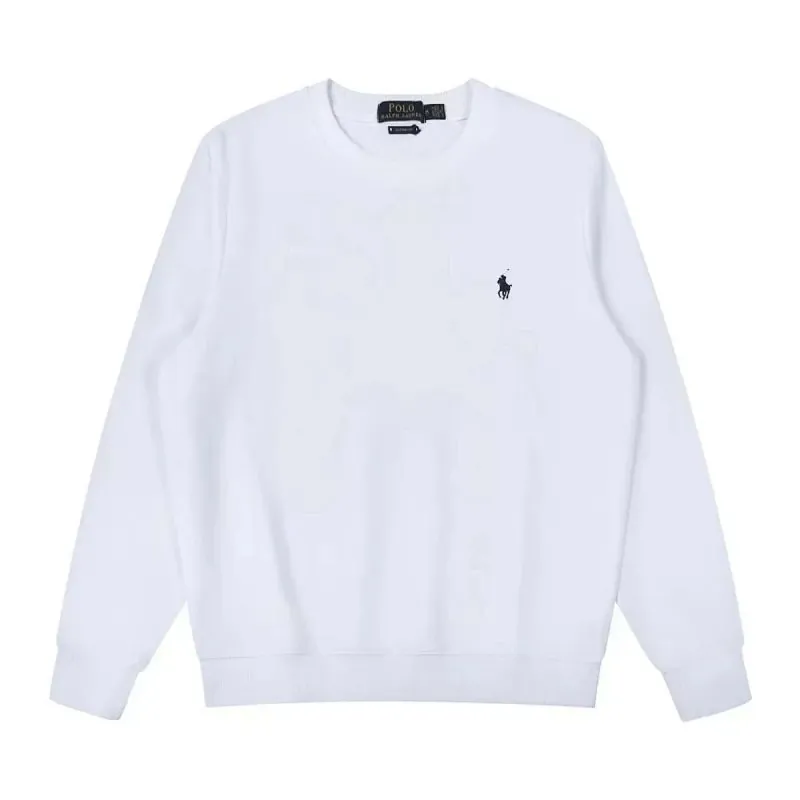 Polo Ralph Lauren White Crewneck Sweatshirt