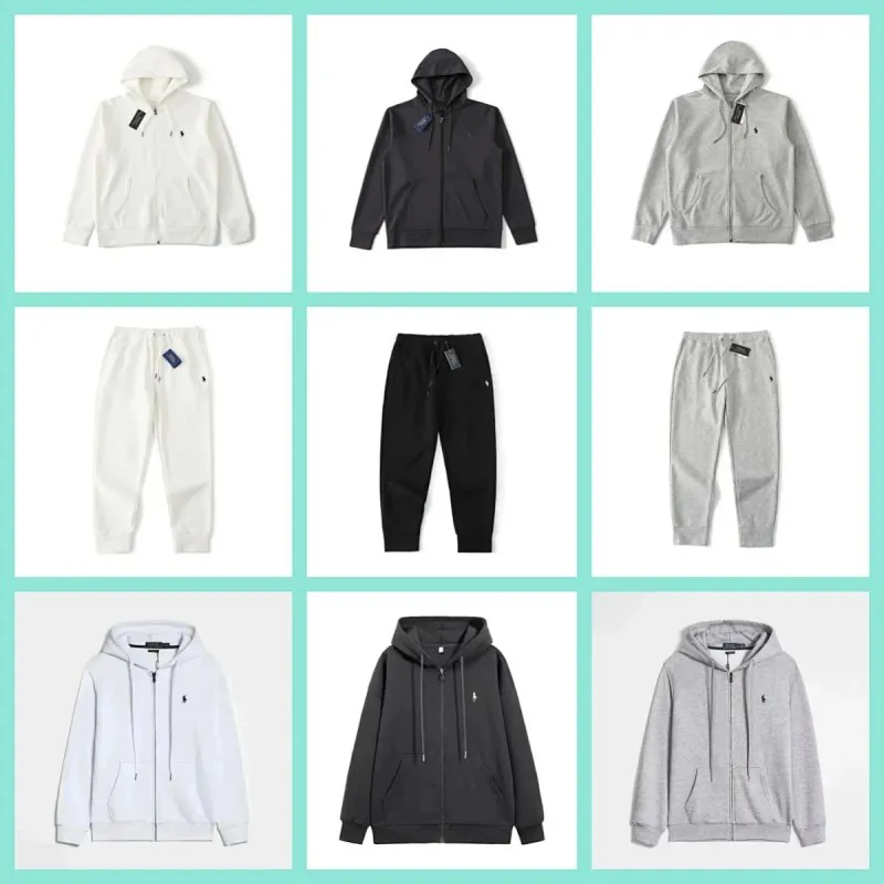 Ralph Lauren Zip Hoodie Tracksuit Collection