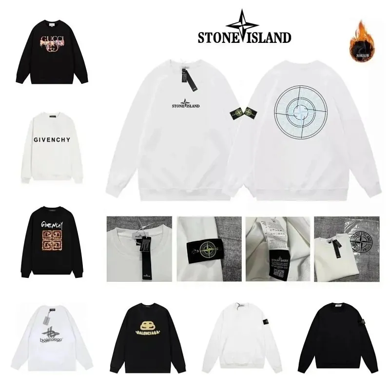 Stone Island Compass Print Sweatshirt Collection
