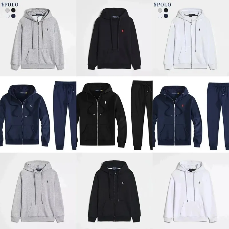 Ralph Lauren Polo Zip Hoodie Tracksuit Collection