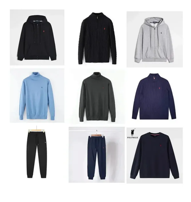 Playboy Half Zip Knit Sweater Collection