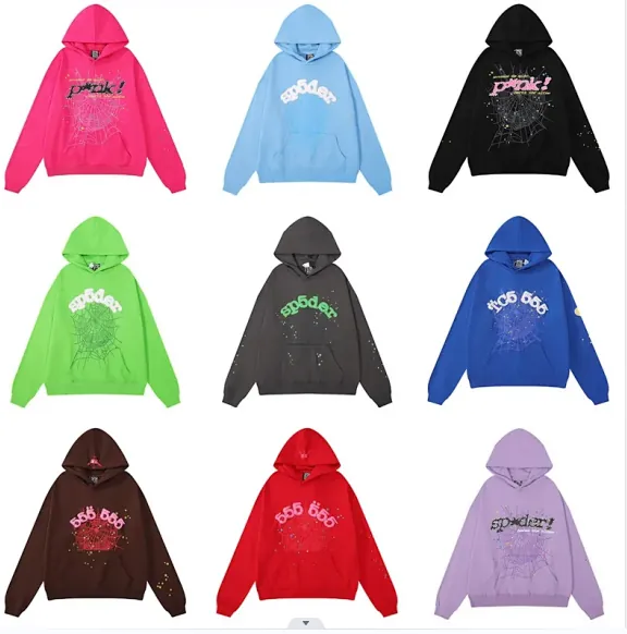Sp5der 555 Web Print Hoodie Collection