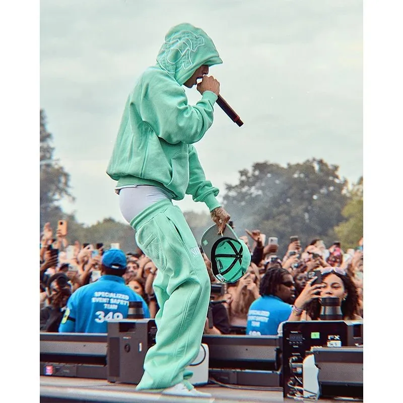 Syna World Mint Green Hoodie Tracksuit