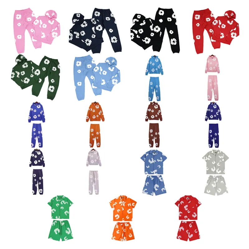Denim Tears Cotton Wreath Hoodie Tracksuit Collection