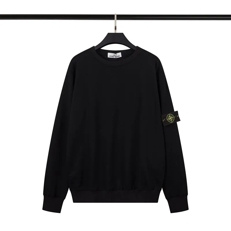 Stone Island Compass Badge Black Sweatshirt