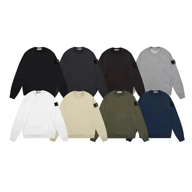 Stone Island Compass Badge Crewneck Sweatshirt Collection