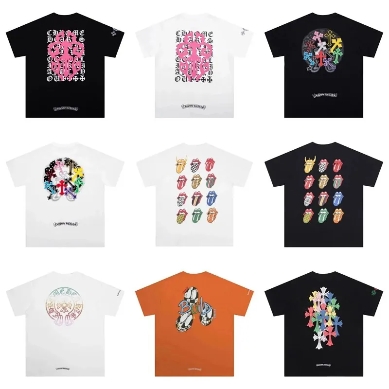 Chrome Hearts Multicolor Cross Print T-Shirt Collection