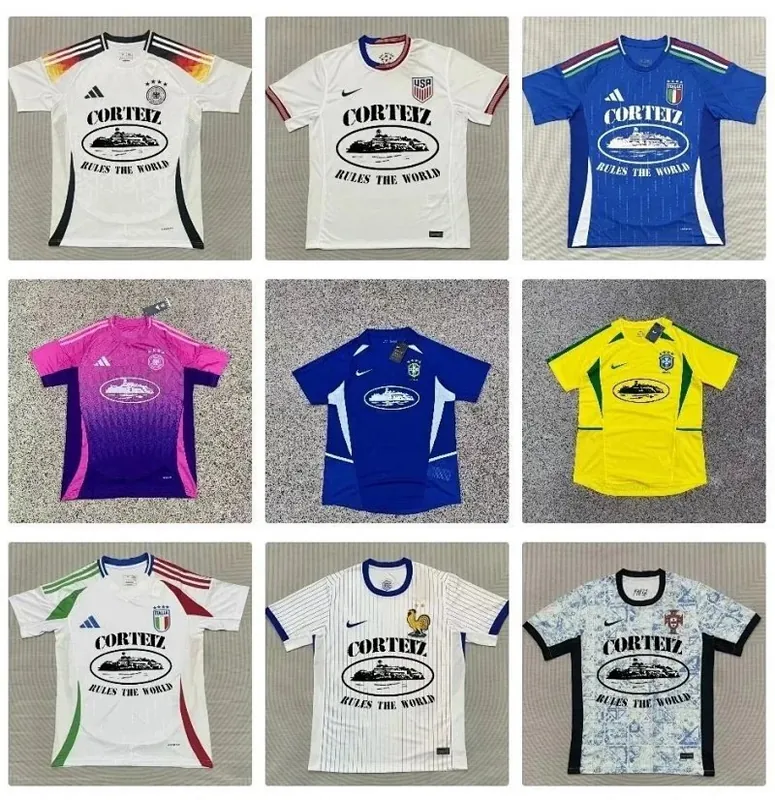 Corteiz Rules The World Football Jersey Collection