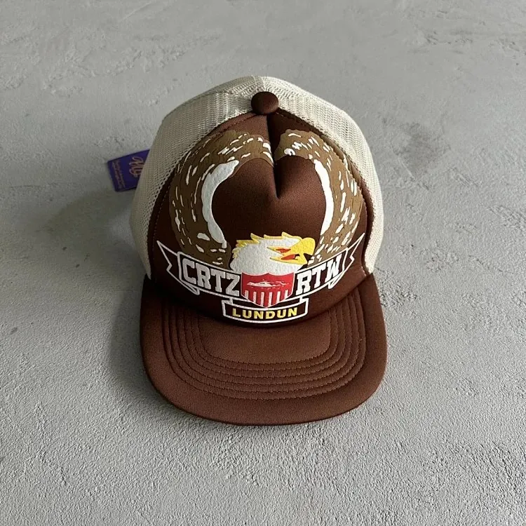 Corteiz CRTZ RTW Lundun Trucker Cap Brown