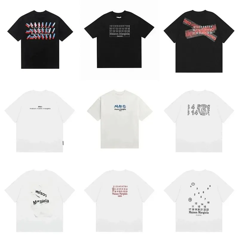 Maison Margiela Numbers Logo T-Shirt Collection