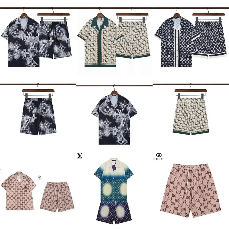 Louis Vuitton Monogram Shirt and Shorts Set Collection
