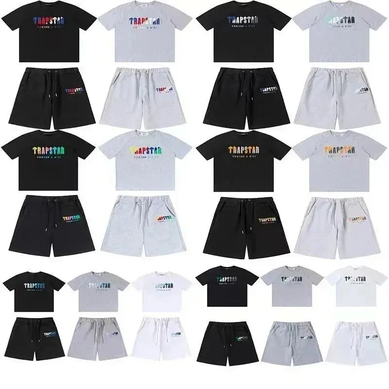 Trapstar Logo T-Shirt and Shorts Set Collection