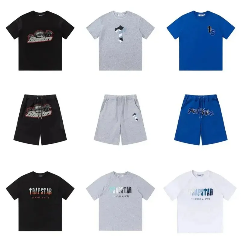 Trapstar Logo T-Shirt and Shorts Set Collection