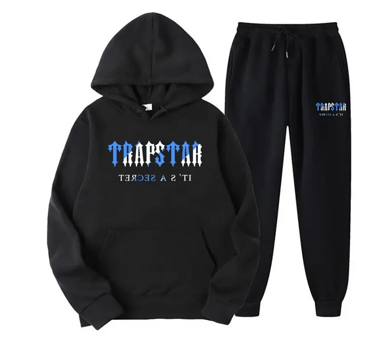 Trapstar It's A Secret Hoodie and Sweatpants Set Black
