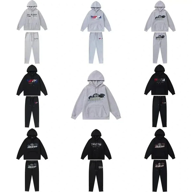 Trapstar Logo Hoodie and Sweatpants Set Collection