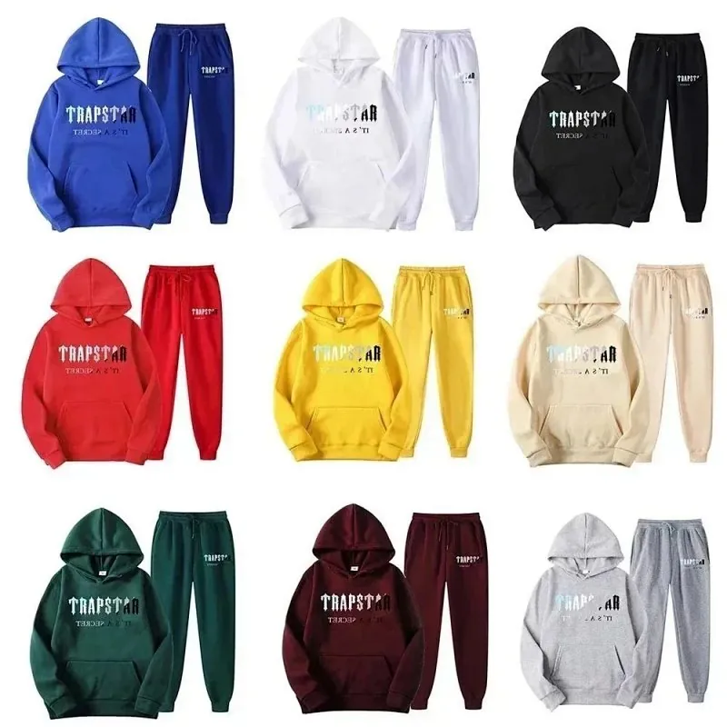 Trapstar Logo Hoodie and Sweatpants Set Collection